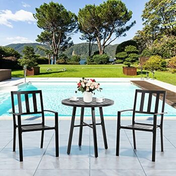 Black Outdoor Bistro Sets