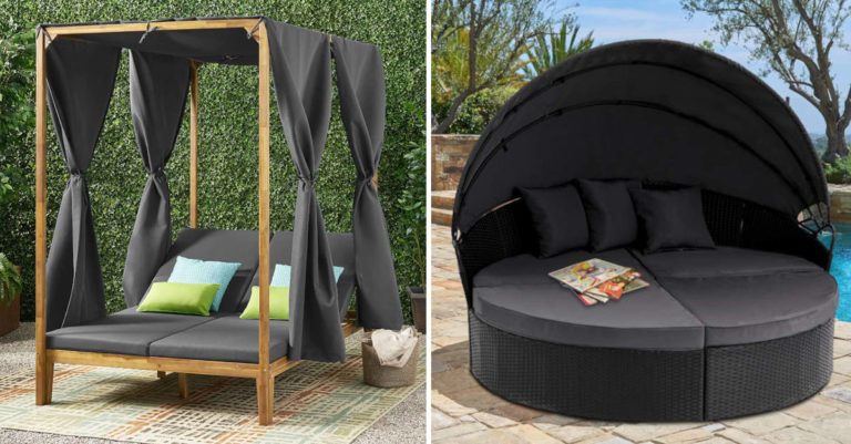 The Best Outdoor Daybeds with Canopy to lounge all Summer