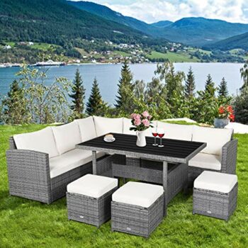 Patio Conversation Sets With Dining Table