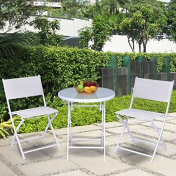 White Outdoor Bistro Sets