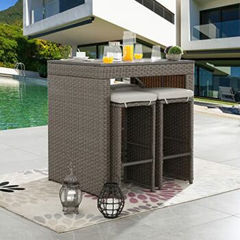 Wicker Outdoor Bar Sets