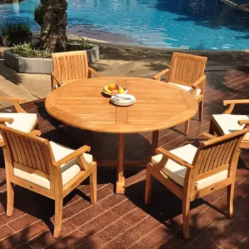 7 Piece Round Outdoor Dining Sets