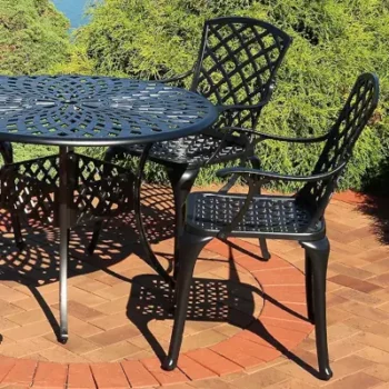 Black Metal Outdoor Dining Sets