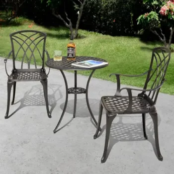 Black Metal Bistro Sets