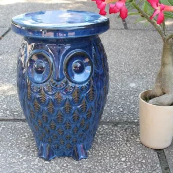 Blue Ceramic Garden Stools