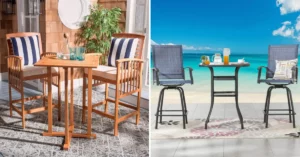 featured Outdoor High Top Bistro Sets patio bar high bistro set