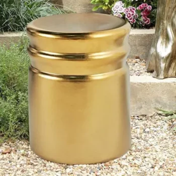 Gold Garden Stools