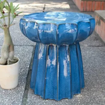 Navy Garden Stools
