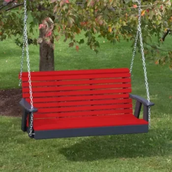 Red Porch Swings