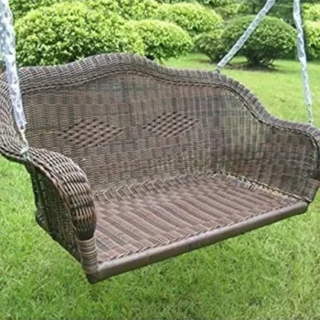 Resin Wicker Porch Swings