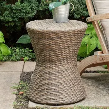 Wicker Garden Stools