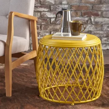 Yellow Garden Stools