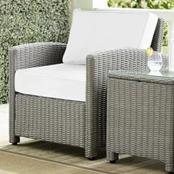 Gray Wicker Patio Chairs