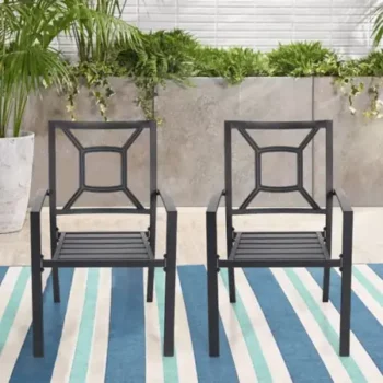 Black Outdoor Dining Chairs Sale