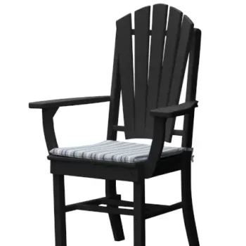 Black Coastal Dining Chairs