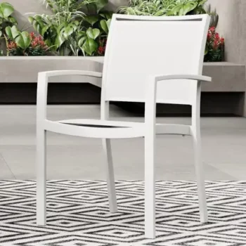 White Outdoor Dining Chairs Sale