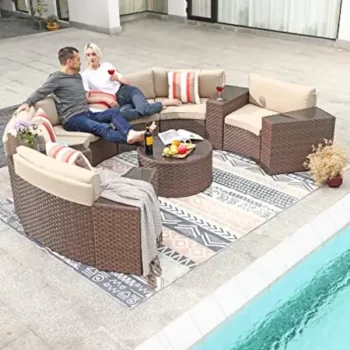 Half Moon Outdoor Sofas