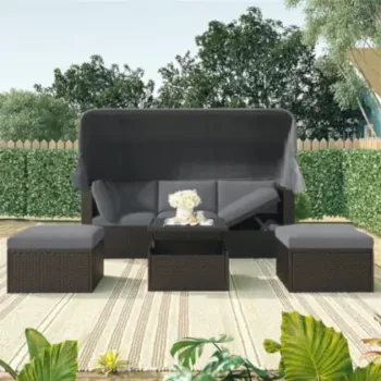 Outdoor Daybeds With Retractable Canopy
