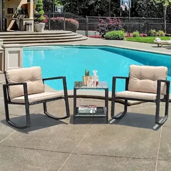 Patio Conversation Sets With Rocker Chairs