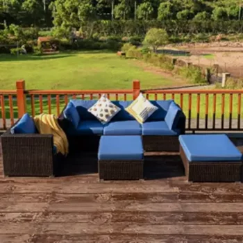 Patio Conversation Sets With Ottoman