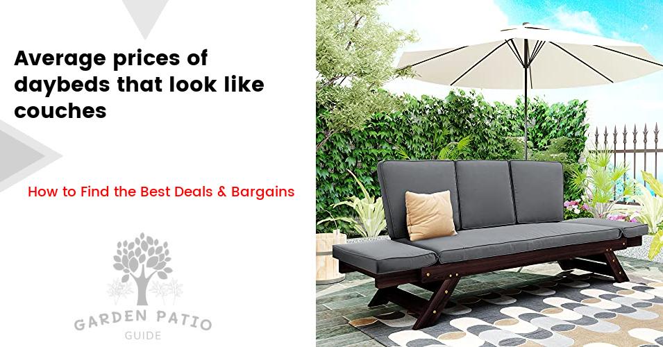 Cost of daybeds that look like couches