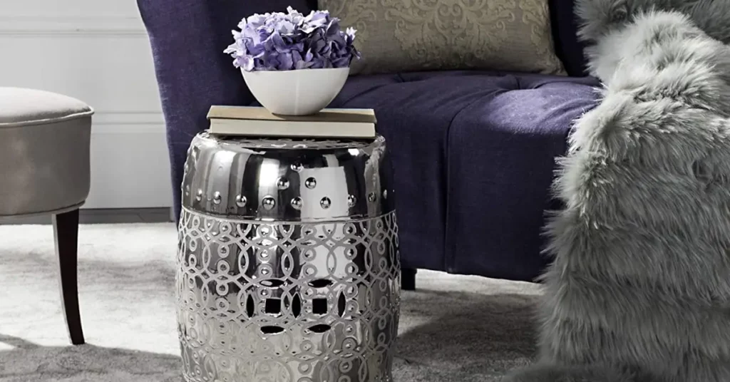The Cost of a Silver Garden Stool Might Surprise You