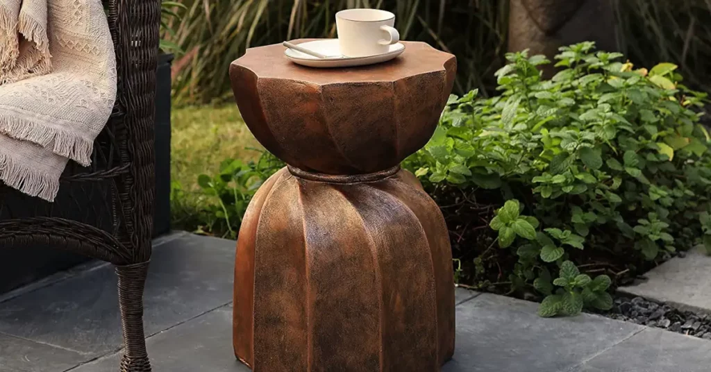 What is the cost of a bronze or copper garden stool