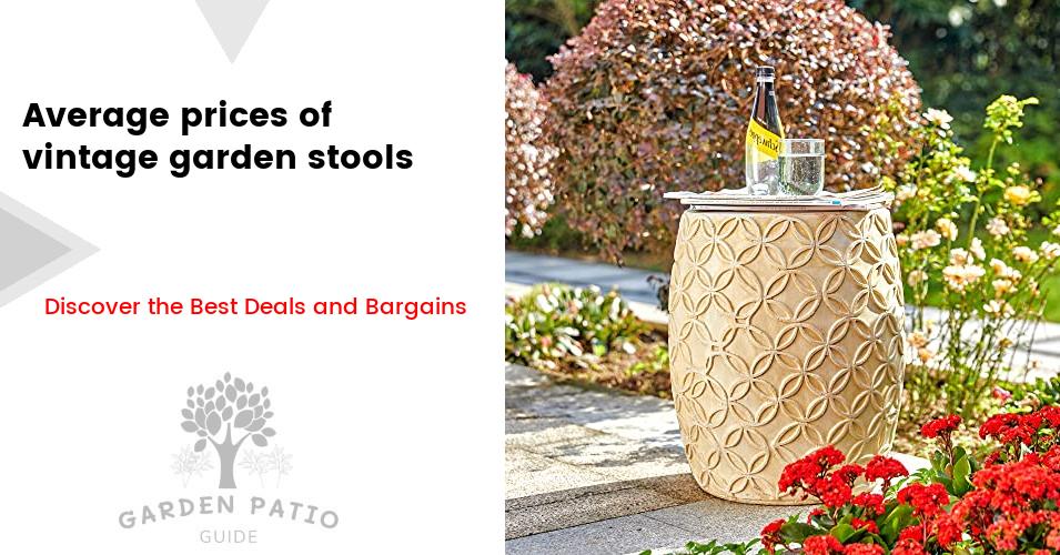 The cost of vintage garden stools
