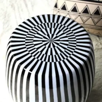 Black And White Ceramic Garden Stools Sale