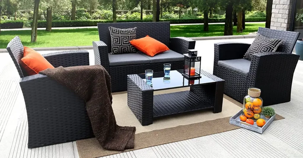 The Cost of Black Patio Conversation Sets - Are They Worth It?