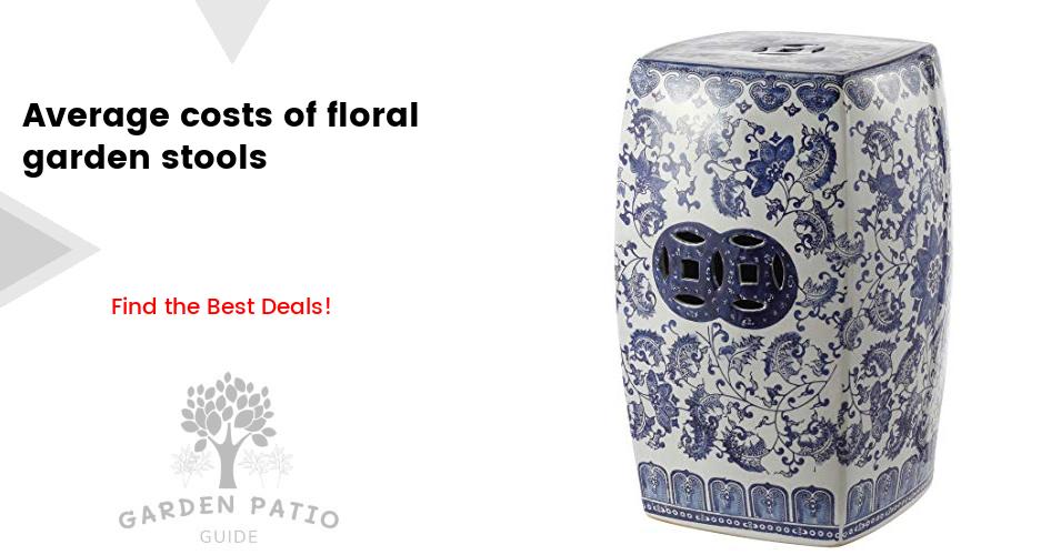 Cost of a floral garden stool