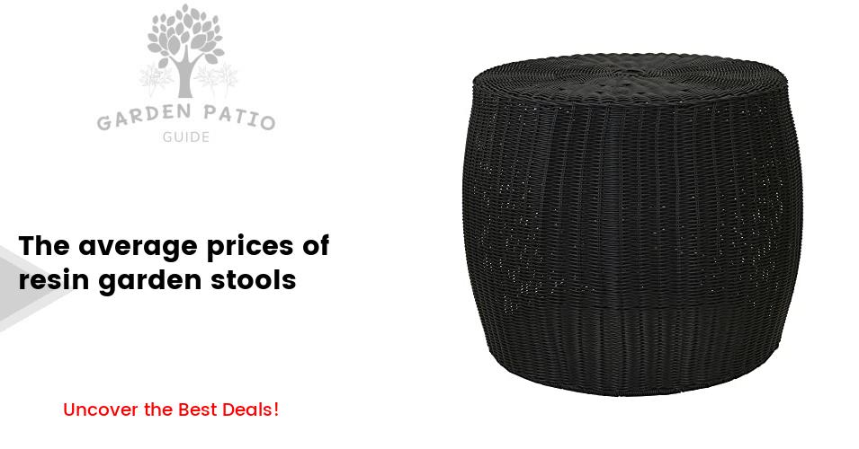 Cost of resin garden stools