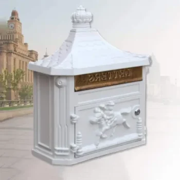 White Cast Aluminum Mailboxes Sale