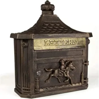Victorian Cast Aluminum Mailbox Sale